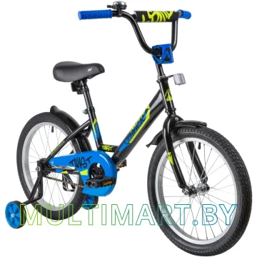 Детский велосипед Novatrack Twist 181TWIST.BK20 (черный/синий, 2020) картинка 2